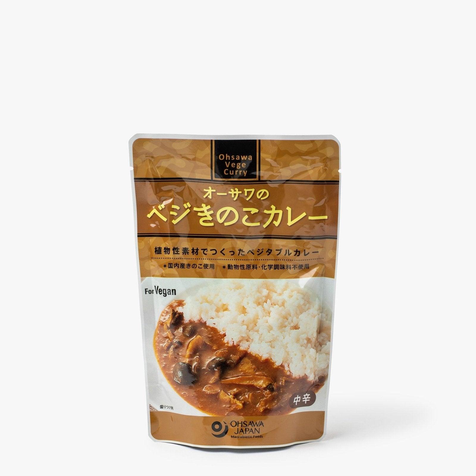 Japanse pittige paddestoelencurry - 210g - Ohsawa - iRASSHAi